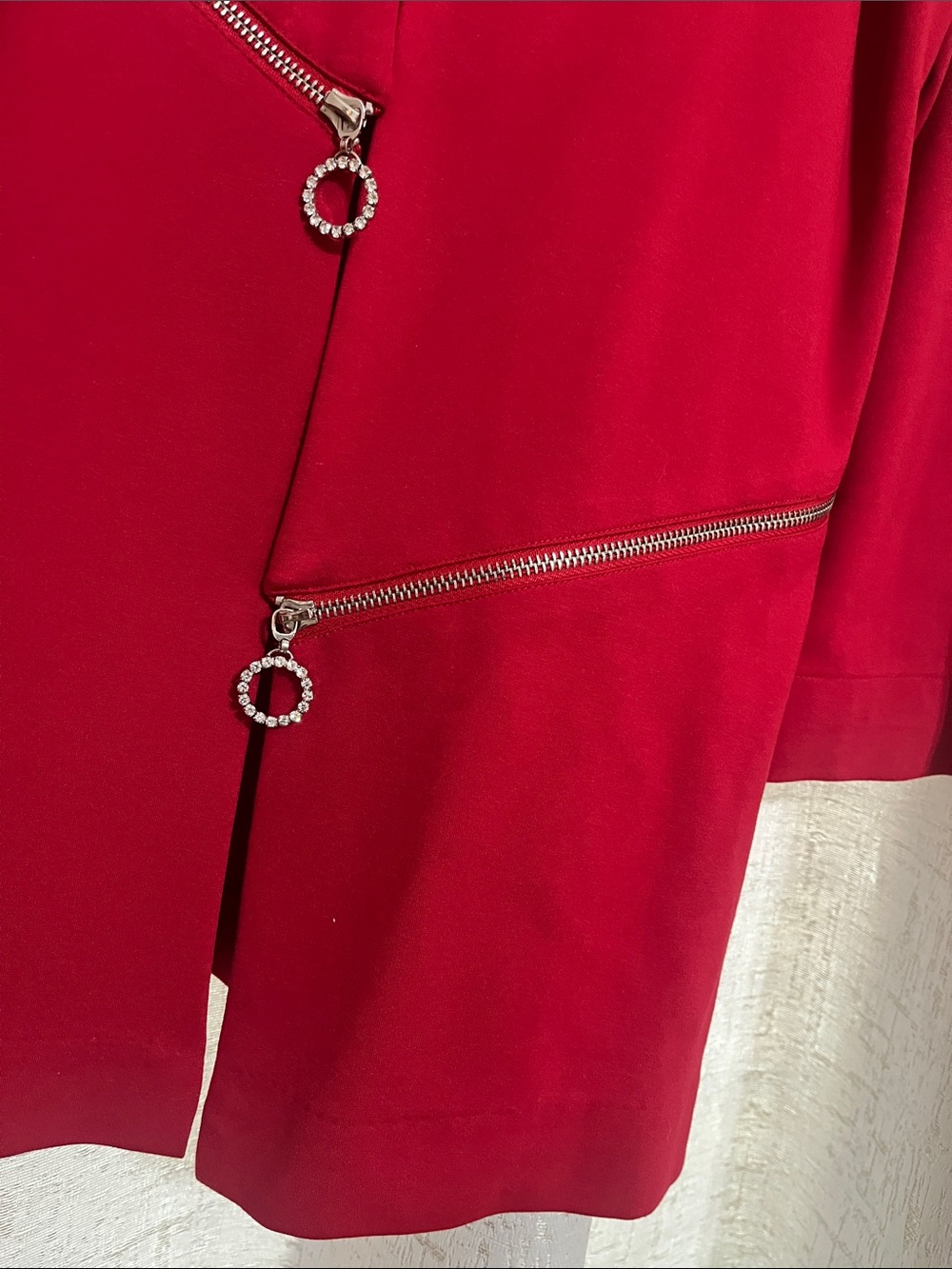 Talbots Red Blazer-Style Jacket - Picture 4 of 5